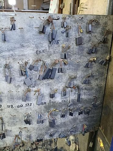 Mexaniki əl alətləri: Elektrik mühərrikləri və alətlər üçün kömür fırçaları – müxtəlif ölçü — 4