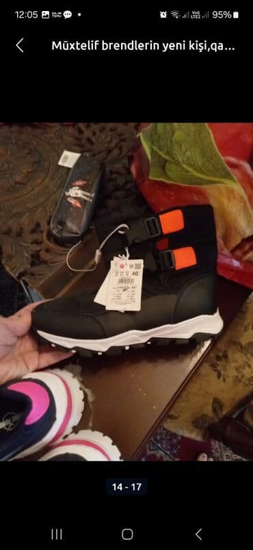 uşaq qış botinkaları: Ölçü: 40, Yeni — 1