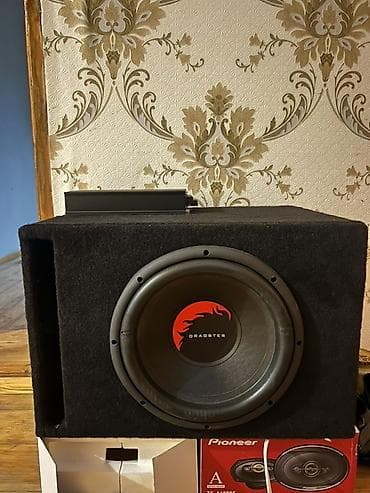Avtomobil audio sistemi – subwoofer və gücləndirici komplekti -