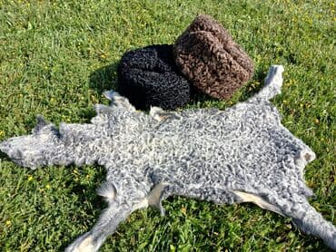 kişi üçün yun şap şaplar: Quzu dərisindən papaqlar dəri papaq karakul papaq kisi papağı milli — 4