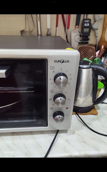 ozturkler soba: Duxovka Eurolux, Elektrik, rəng - Boz, Ayrıca dayanan — 12