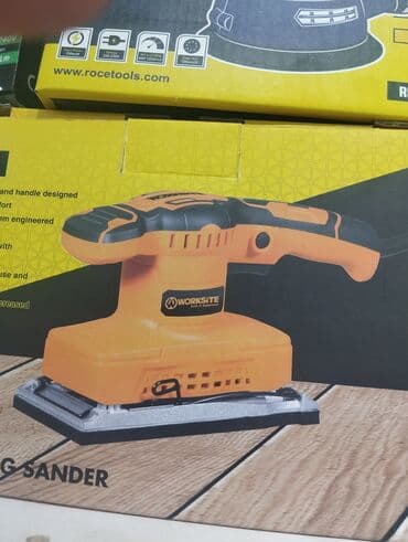 fosfor tozu: Portativ, narıncı rəngli vibrasiyalı zımpara, ağac və digər səthlərin — 1