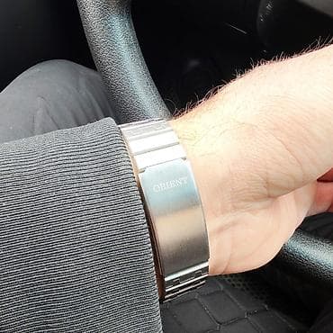 telefon saat: Qol saatı, Orient, rəng - Gümüşü — 6