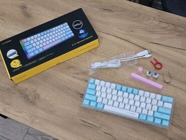 china aid notebook: E-Yooso Z11T RGB mexaniki klaviaturadır ( blue switch ). Yenidir. 61 — 1