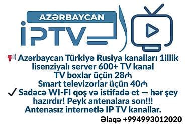 iptv turkiye: Azərbaycan, Türkiyə və Rusiya kanallarını təklif edən 1 illik — 1