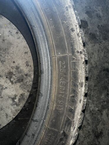 mersedes təkər: Satılır: 4 ədəd qış şini dəsti - Ölçü: 225/45 R17 - Yük/sürət — 3