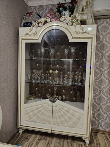 boz metbex mebelleri: Açılan, 2 qapılı Düz dolab, Qorka — 2