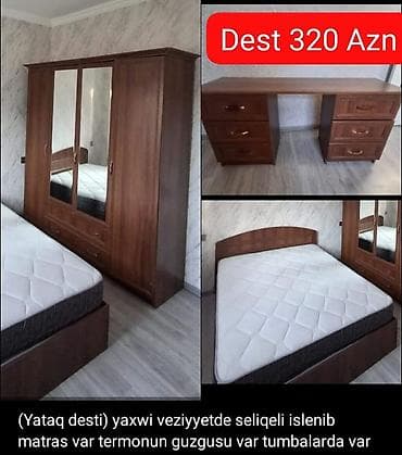 pendir: Oğlan və qız üçün, İşlənmiş, 2 təknəfərlik çarpayı — 5