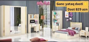 ən ucuz kombilər: *gənc yataq desti* Yeni sifarişlə hazırlanır 😊Rəng seçimi var Dəst — 1