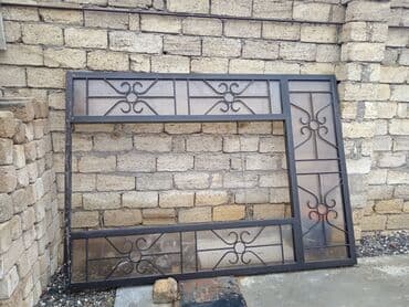 Santexnika: İşlənmiş Dəmir Həyət darvazası, 2 m, Mexaniki, Qapı ilə, rəng - Narıncı, Kredit yoxdur, Ünvandan götürmə — 2