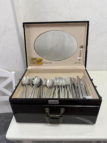 COURŞ markalı 148 hissəli paslanmayan polad bıçaq-qaşıq dəsti -