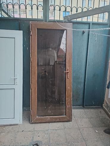 PVC qapılar – 2 ədəd - Model: plastik/profil qapı - Rənglər: ağ — 2