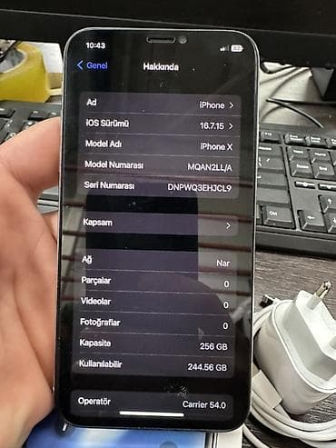Мобильные телефоны и аксессуары: IPhone X, 256 ГБ, Серебристый — 2