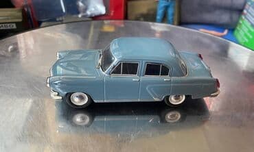 Kolleksiya qaşıqları: Коллекционная модель GAZ-21R Volga third series grey 1962 Deagostini — 10