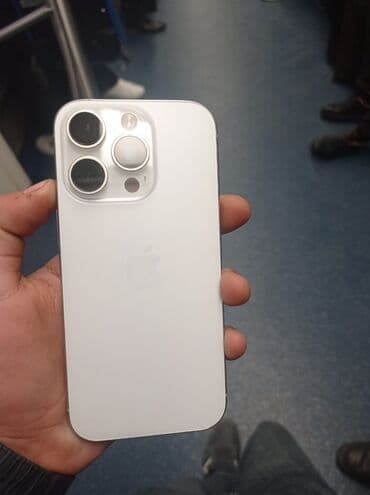 IPhone 16 Pro, 128 GB, White Titanium, Kredit lalafo.az -da IPhone 16 Pro, 128 GB, White Titanium, Kredit