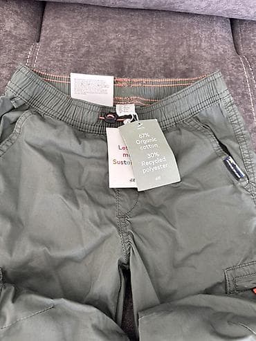 adidas şalvar: H&M uşaq şalvarı – Relaxed Pull-On modeli - Rəng: zeytun-yaşıl - — 1