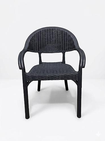 stul plastik: Dördbucaq masa, 6 stul, Açılmayan, Stullar ilə, Plastik — 2