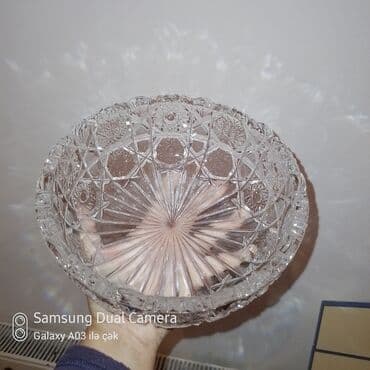 əjdaha meyvəsi qiyməti: Xurustal qedimi meyve qabi 2 ededi 90manat təmiz xurustal — 2