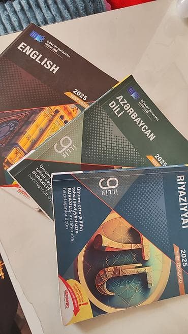 DİM “Abituriyent” seriyasından 2025 test toplusu kitabları dəsti