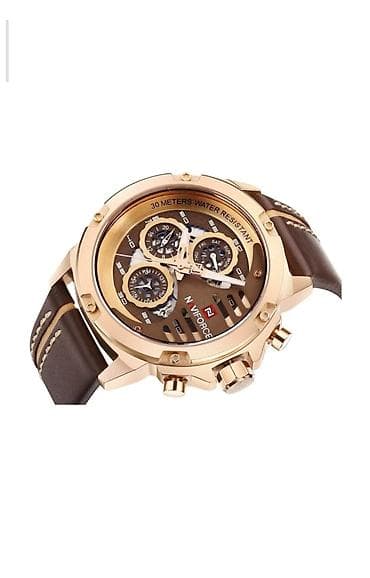 idman saatlari: Qol saatı, NaviForce, rəng - Qızılı — 2