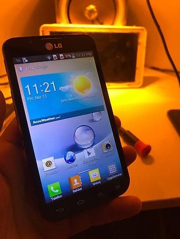 ayfon s 5: LG Optimus L7 Ii Dual P715, 4 GB, rəng - Qara, Sensor — 1