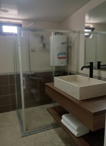 кабинка для душа: Yeni Üstü açıq kabina, Düzbucaqlı — 1