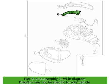 Krılolar: Hyundai Sonata 2020-2023 üçün sol güzgü povorotniki (87614-L1000) — 3