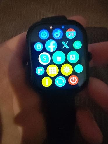 Smart saat, Smart, Sensor ekran, rəng - Qara