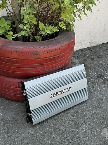 SOUNDMAX avtomobil gücləndiricisi - Korpus: fırçalanmış alüminium