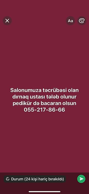 dirnaq qaynagi ucun materiallar: Manikür — 1