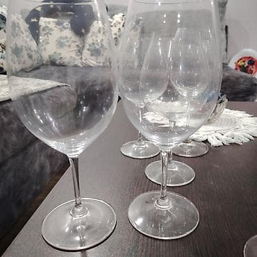 plastmas qablar: Qədəhlər, rəng - Çəhrayı, Şüşə — 3