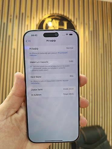 IPhone 16 Pro Max, 256 GB, Desert Titanium, Zəmanət, Simsiz şarj, Face ID — 3