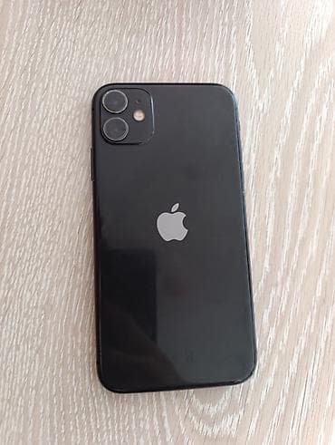 led ekran: IPhone 11, 64 GB, Qara, Simsiz şarj — 2