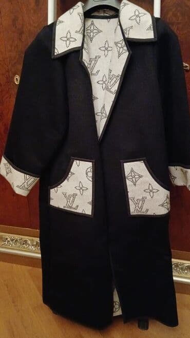 qisa palto modelleri: Palto, Louis Vuitton, rəng - Qara — 3