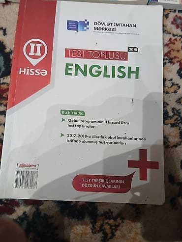 5: İngilis dili Testlər 5-ci sinif, DİM, 2-ci hissə, 2018 il — 2