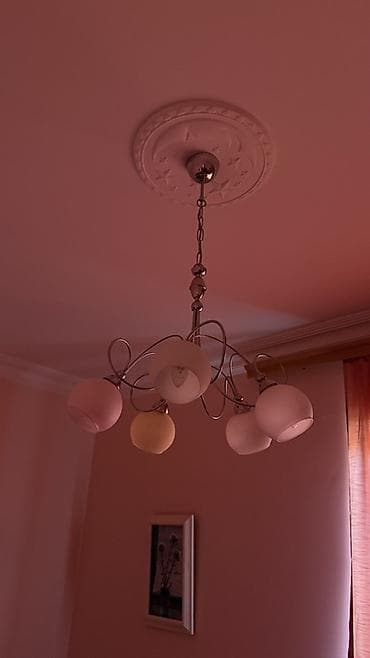 uvb lampa: Люстра, 5 ламп, Металл — 2