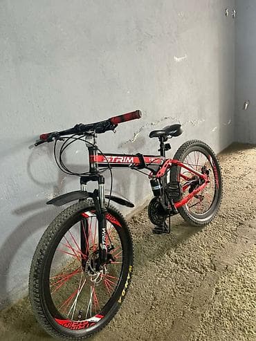 STRIM qatlanan dağ velosipedi - Çərçivə: qatlanan, alüminium