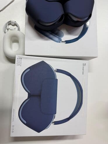 Микрофоны: Беспроводные (Bluetooth) Наушники, Apple, цвет - Синий — 1