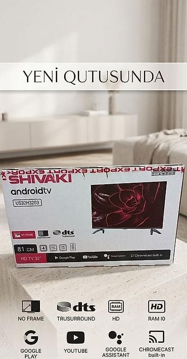 Televizor Shivaki LED ekran 32" HD (1366x768)