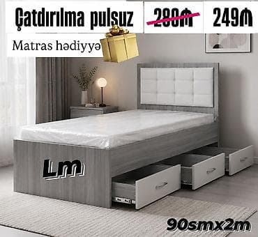 Yeni, Təknəfərlik çarpayı, Matras ilə — 1