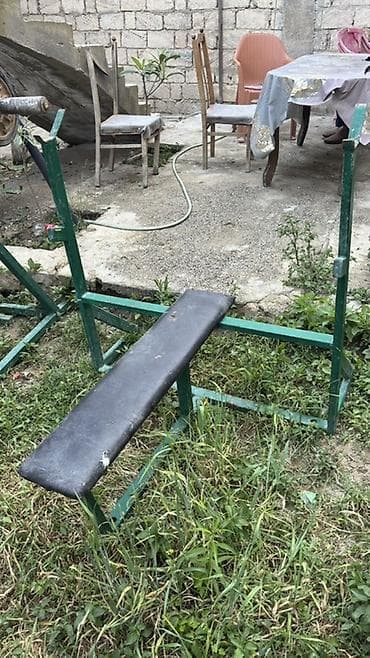 gym: Ev üçün dəmir trenajor dəsti - Material: qalın metal profillərdən — 6