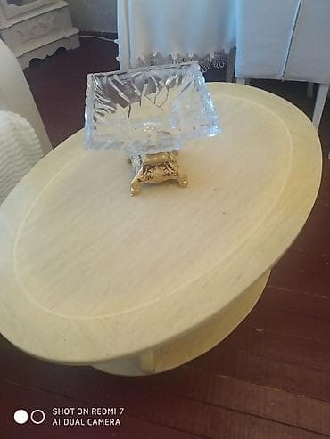 saloglu kunc divan: Oval masa, Açılmayan, Təkərsiz, MDF, Zəmanətsiz — 5