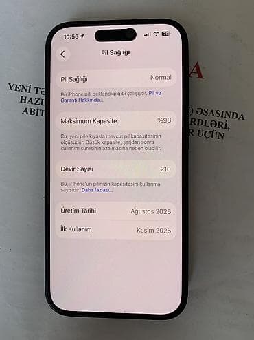 ayfon 8 ikinci el: IPhone 16, 128 GB, Qara — 2