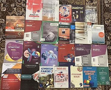 Məktəb və abituriyentlər üçün toplu dərs vəsaitləri paketi Məzmunda