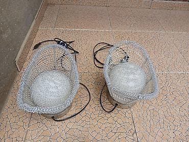 lan: 2 ədəd dekorativ stolüstü lampa.
işləyir. işığı artıb azalandı — 1