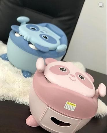 Унитазы для маломобильных людей: Uşaq tualeti – panda dizaynlı - Rənglər: açıq mavi və açıq çəhrayı - — 5