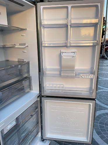 computer qiymetleri: Yeni 2 qapılı LG Soyuducu Satılır, rəng - Gümüşü, Dispenserli — 7