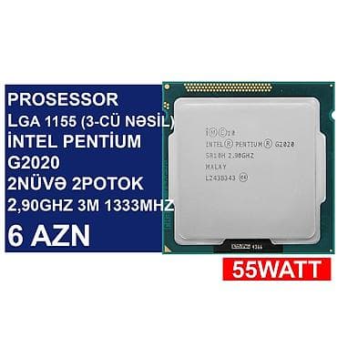 komputer prosesor: Prosessorlar “LGA 1155 socket (3cü nəsil)” ⭐LGA 1155 (3cü nəsil) İntel — 5