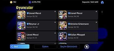 İncəsənət və kolleksiyalar: EFootball hesabı/Pes Hesabı squad satışı – güclü komanda və zəngin — 6
