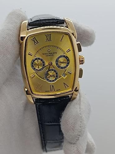 toqqa: Patek Philippe Geneve kişi saatı – klassik tonno (yastıq formalı) — 9